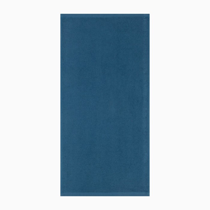 Полотенце махровое «Экономь и Я», 70×130 см, хлопок 100%, синее