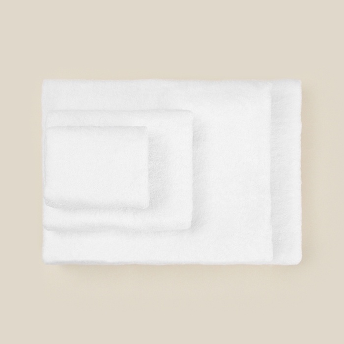 Полотенце махровое SL HOME: Basic «Блан де Блан» 90×150 см, хлопок 100%, белое