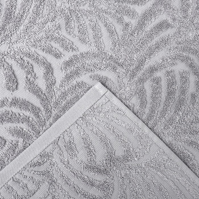 Полотенце махровое Love Life «Муссон», 70×140 см, хлопок 100%, серое