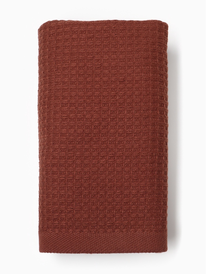 Полотенце вафельное LoveLife «Макан» 70×130 см, хлопок 100%, коричневое