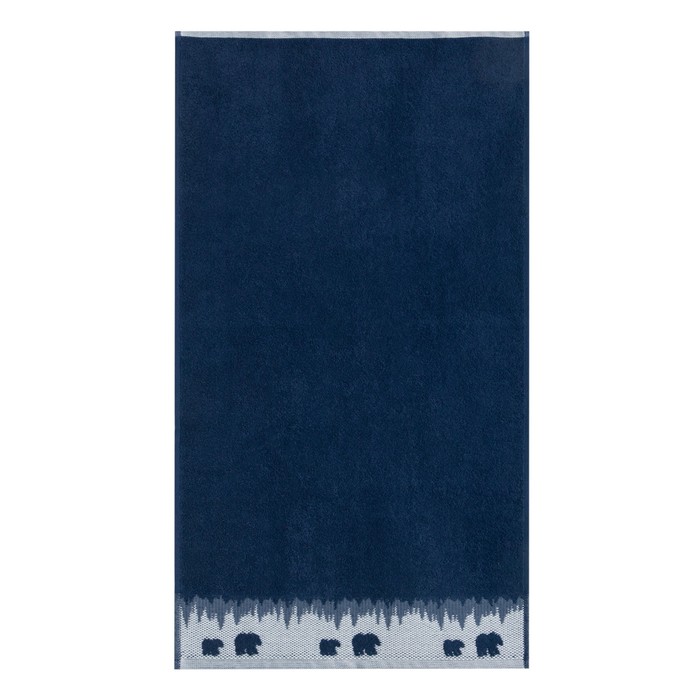 Полотенце махровое Love Life «Winter dream» 70×130 см, синий, 100% хл, 400 г/м²