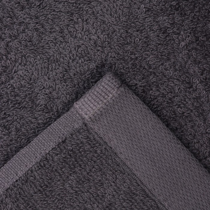 Полотенце махровое Love Life «Самум», 70×140 см, хлопок 100%, тёмно-серое, синее