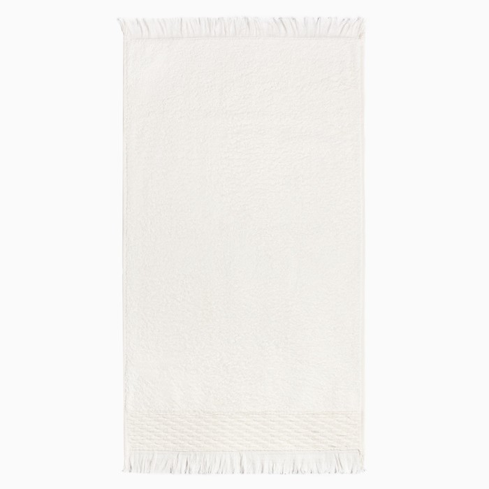 Полотенце махровое Love Life «Аморе» 70×140 см, белый, 100% хл, 450 г/м²