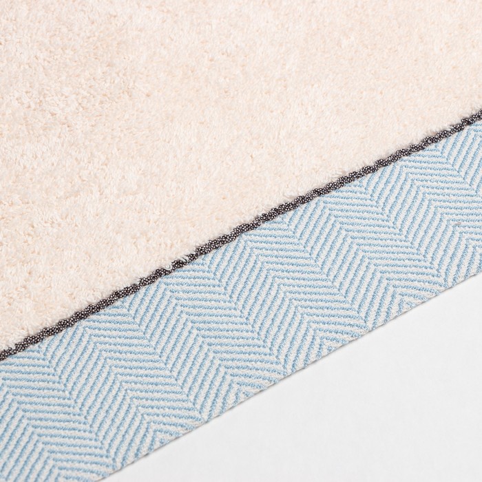 Полотенце махровое Love Life «Бриз» 70×120 см, аквамарин, 100% хл, 500 г/м²