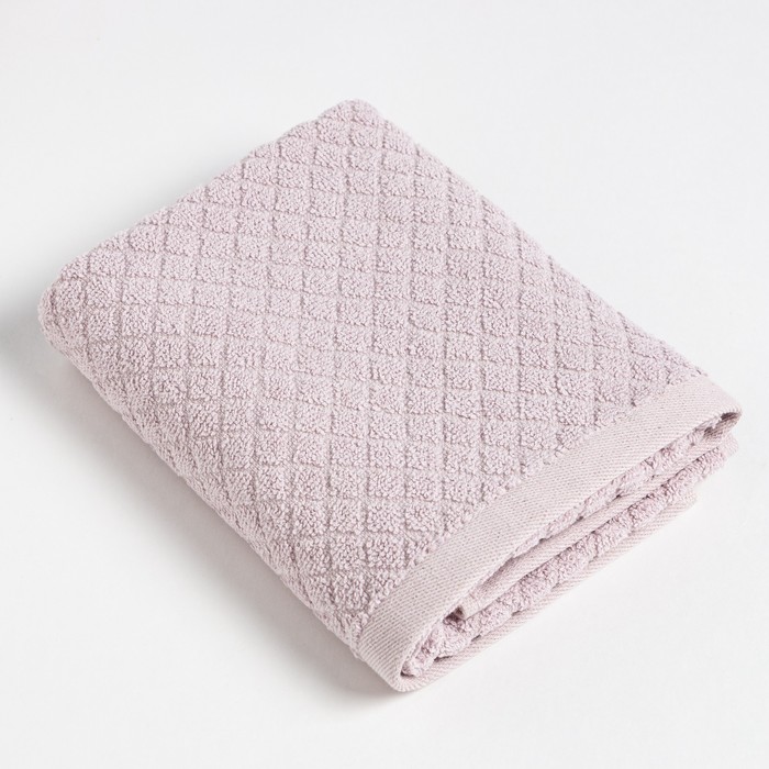 Полотенце махровое Love Life «Минимализм» 70×120 см, светло-лиловый, 100% хл, 500 г/м²