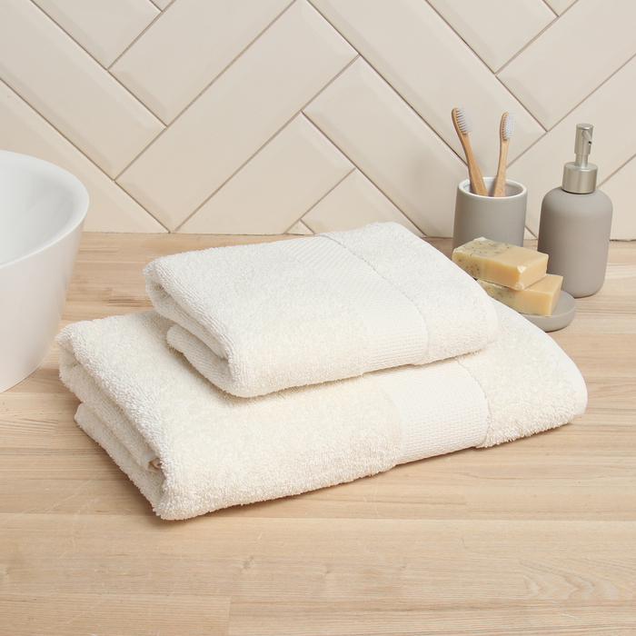 Полотенце махровое LoveLife «Нежность», 70×140 см, хлопок 100%, белое