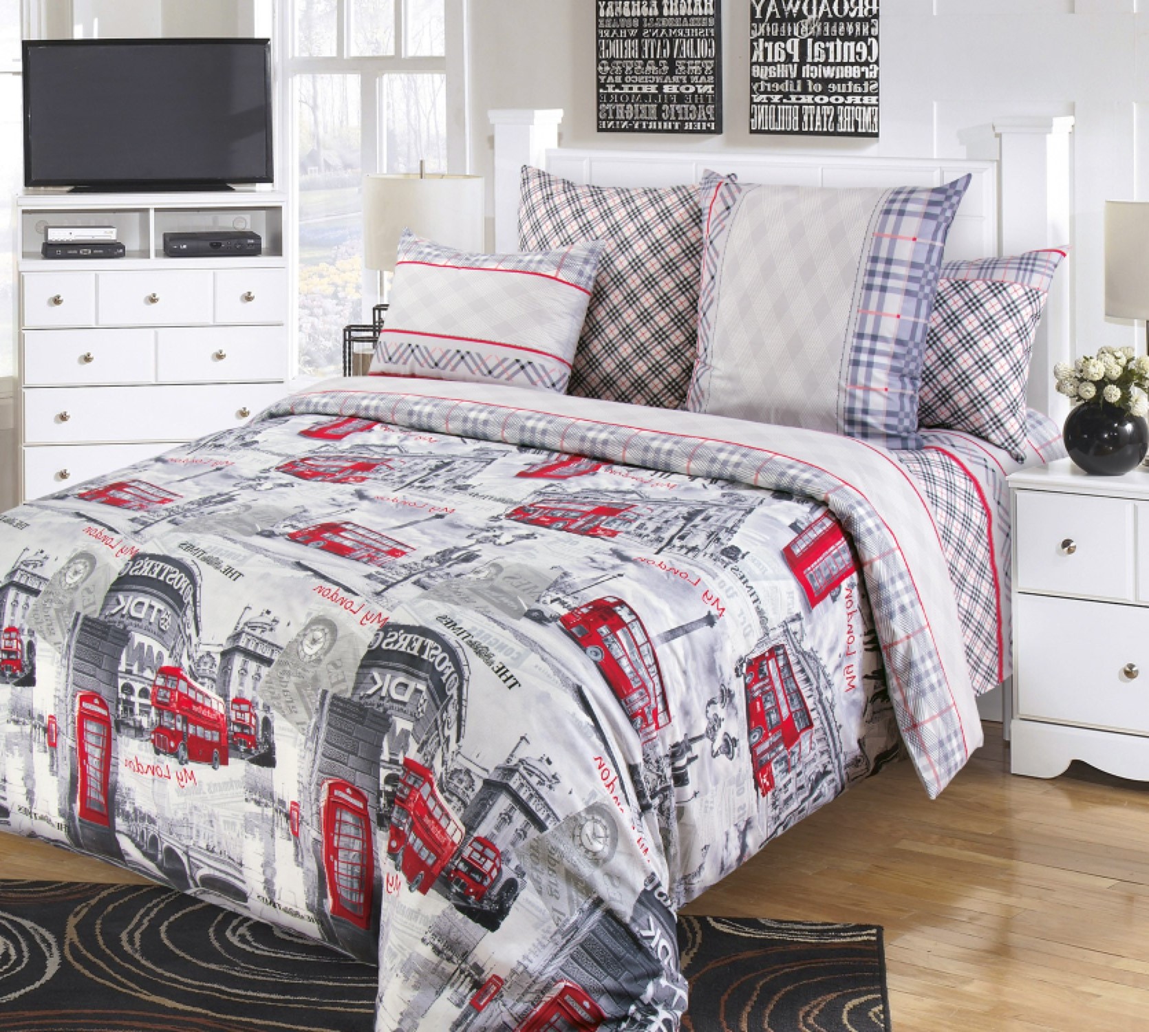 Постельное белье перкаль / Лондон 1