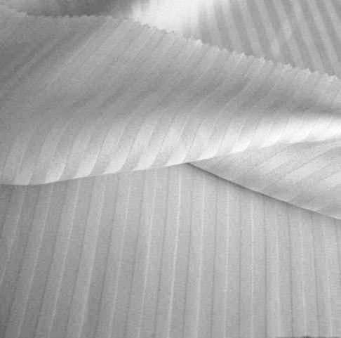 Постельное белье страйп-сатин Лакшери / Белый полоса 1х1