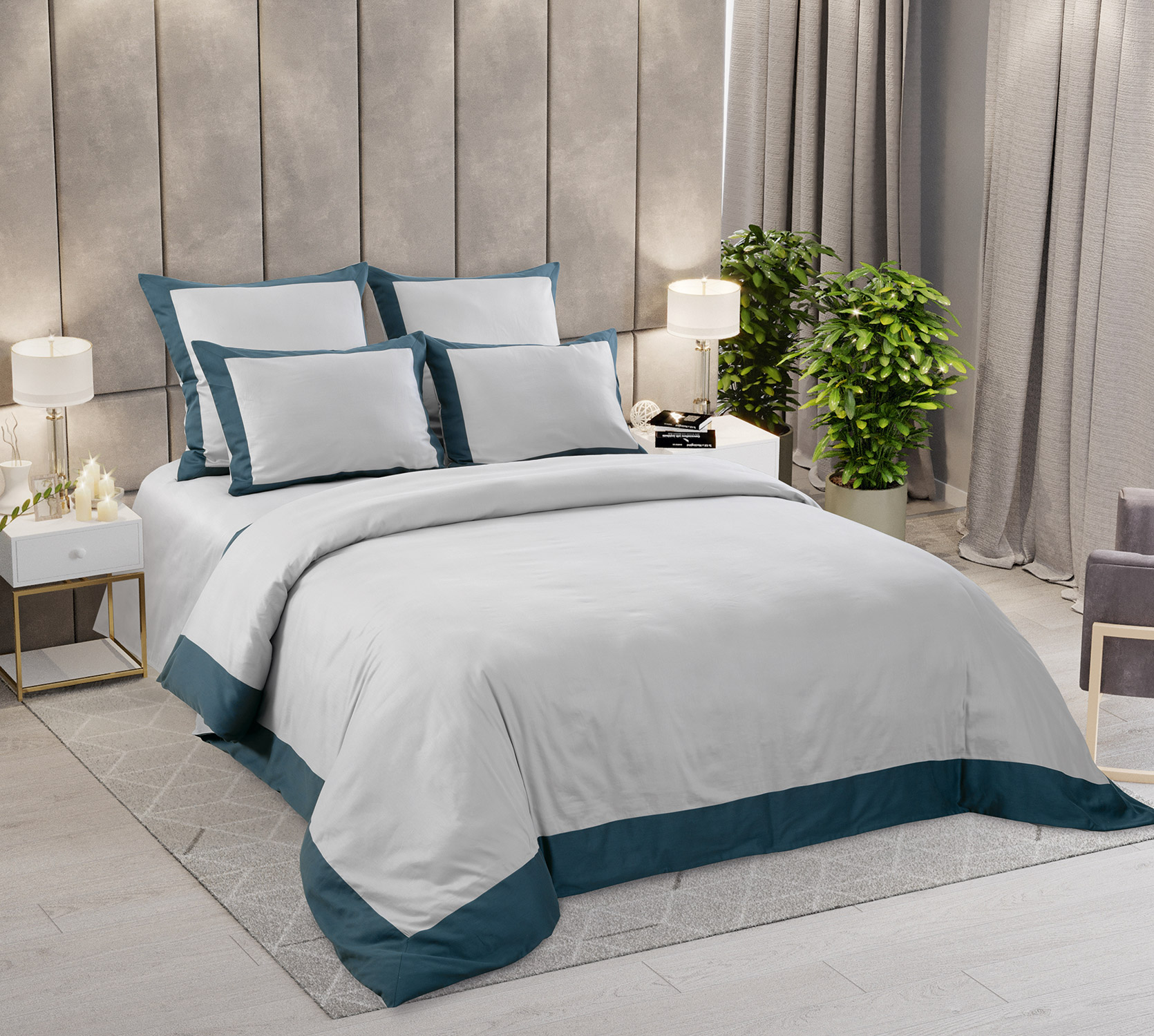 Постельное белье сатин Гладкокрашеный / Энерджи