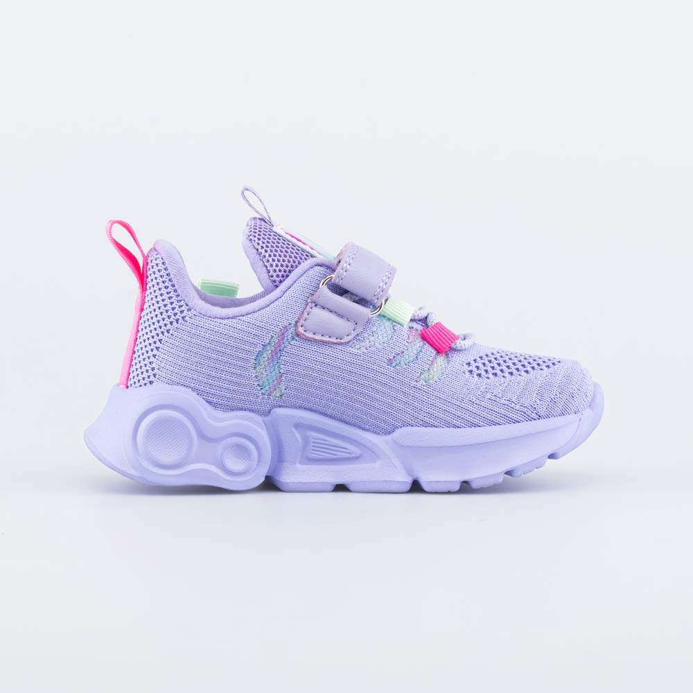 сиреневый полуботинки малодетско-дошкольные Комбинирован.