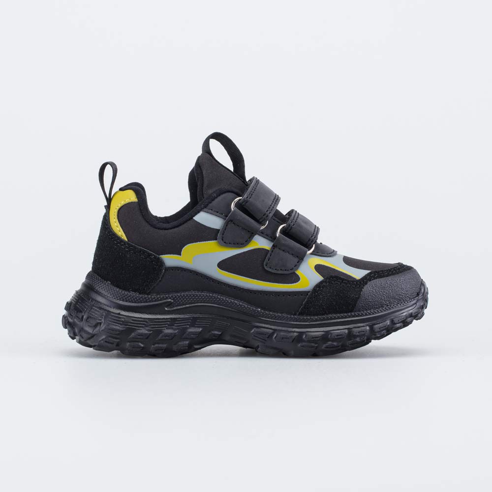 черный полуботинки школьные Комбинирован.