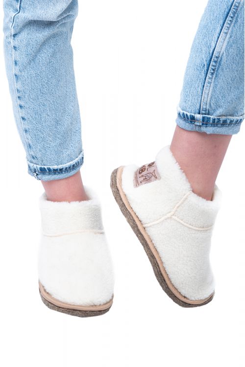 УГГИ UGG BOOTS WOOL цвет Ваниль (ВОЙЛОК)