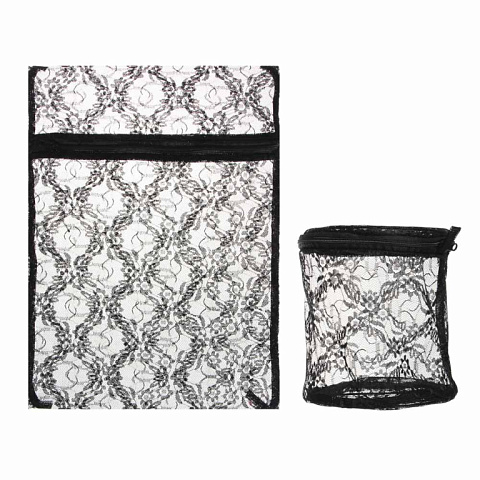 VETTA Набор ажурных мешков для стирки: 30х40см на замке, d16x18h см полиэстер