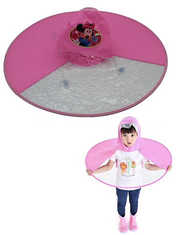 Дождевик детский Минни Маус М цвет розовый