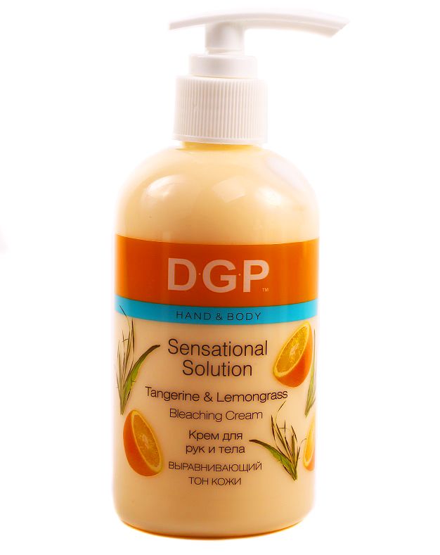 Domix Green Professional Крем для рук и тела выравнивающий тон кожи / Tangerine & Lemongrass, 260 мл
