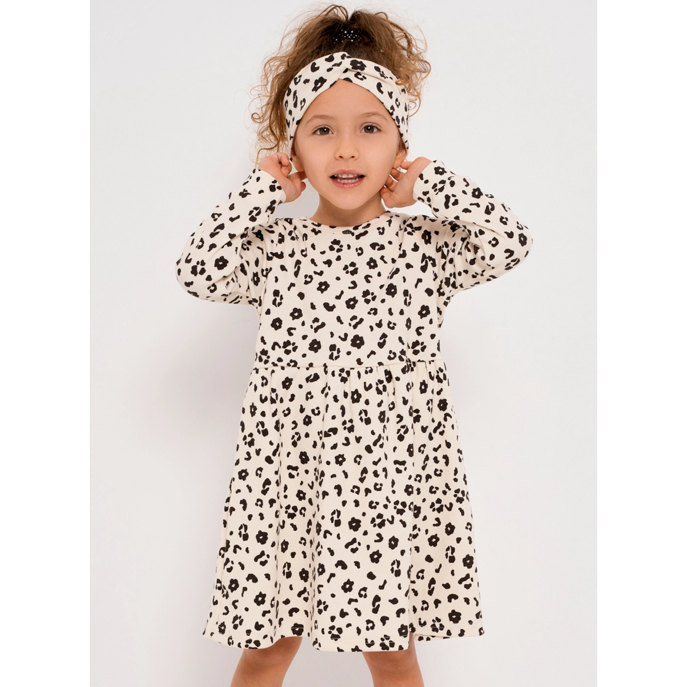 Платье с повязкой кашкорсе 7900400103