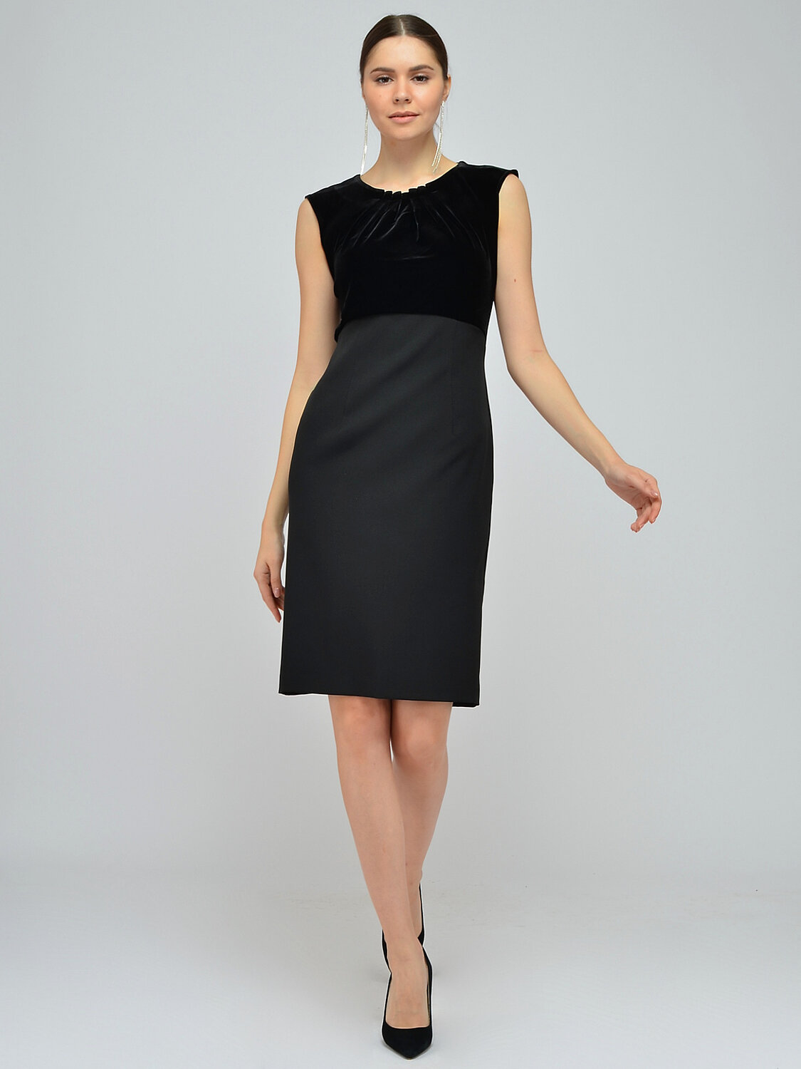 ст. цена1176руб.! VISERDI Платье 10069-чбр 319700черный