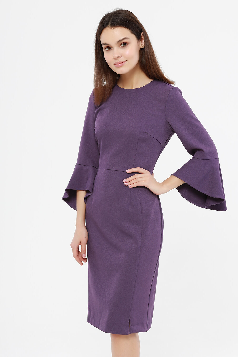 ст. цена1758руб.! VISERDI Платье 10177-флт 410980фиолетовый