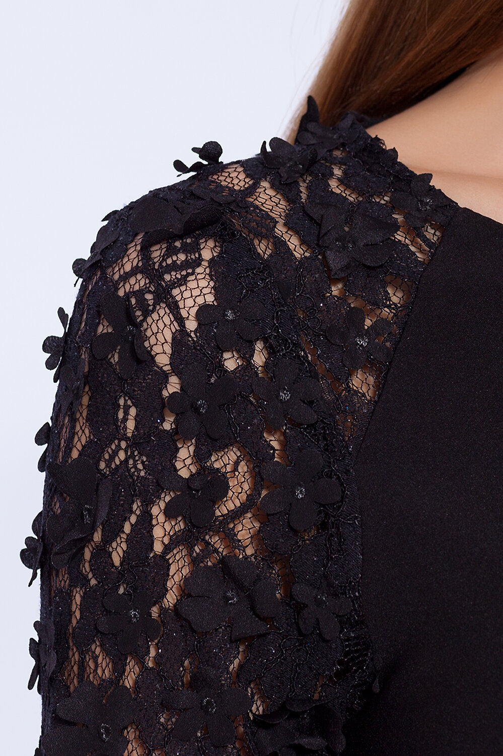 ст. цена1698руб.! VISERDI Платье 1902-чгр 418880Черный