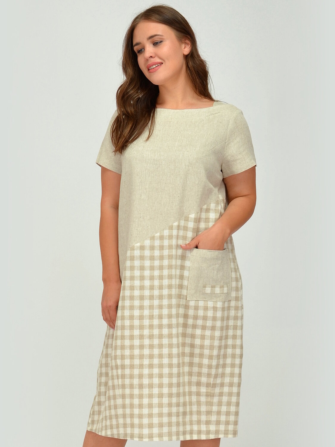 ст. цена1842руб.! VISERDI Платье 1941-бкл 459880бежевый