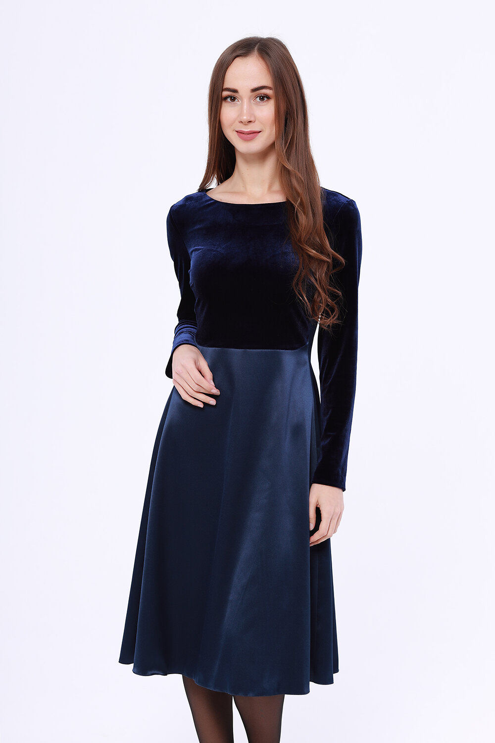 ст. цена1638руб.! VISERDI Платье 10081-тсн 4191010Темно-синий