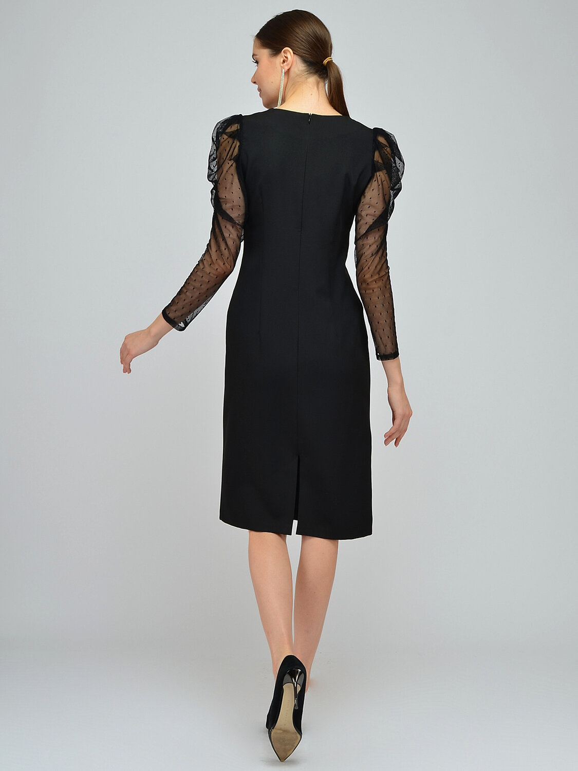 ст. цена1290руб.! VISERDI Платье 10080-чрс 410765черный