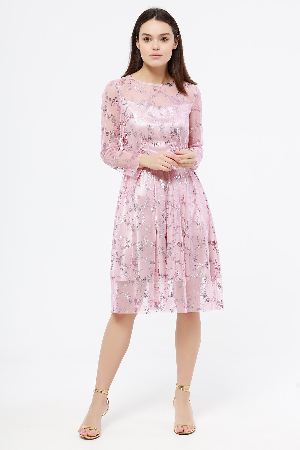 ст. цена1428руб.! VISERDI Платье 1906-роз 410900розовый