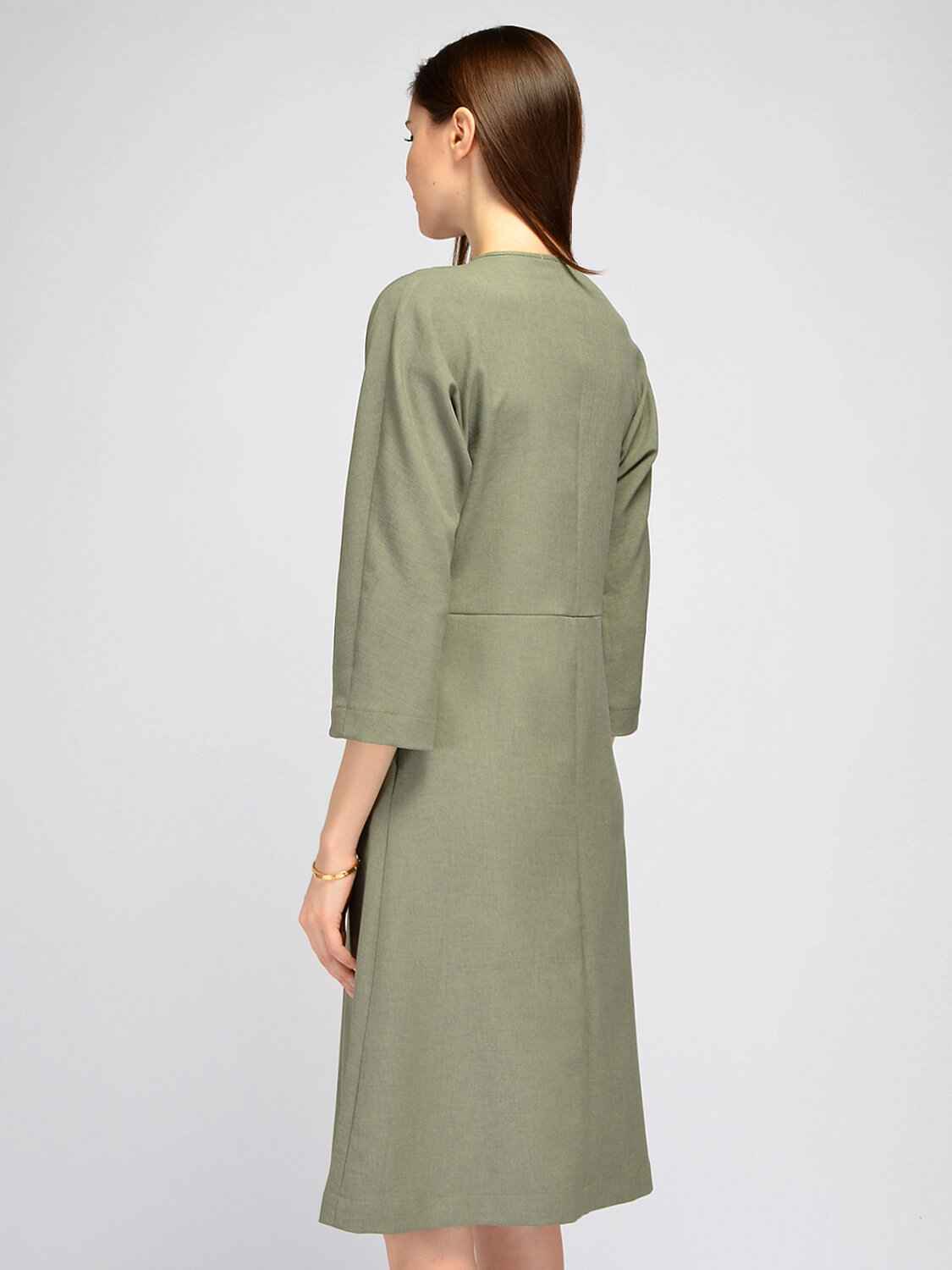 ст. цена1920руб.! VISERDI Платье 10270-зел 442920оливковый