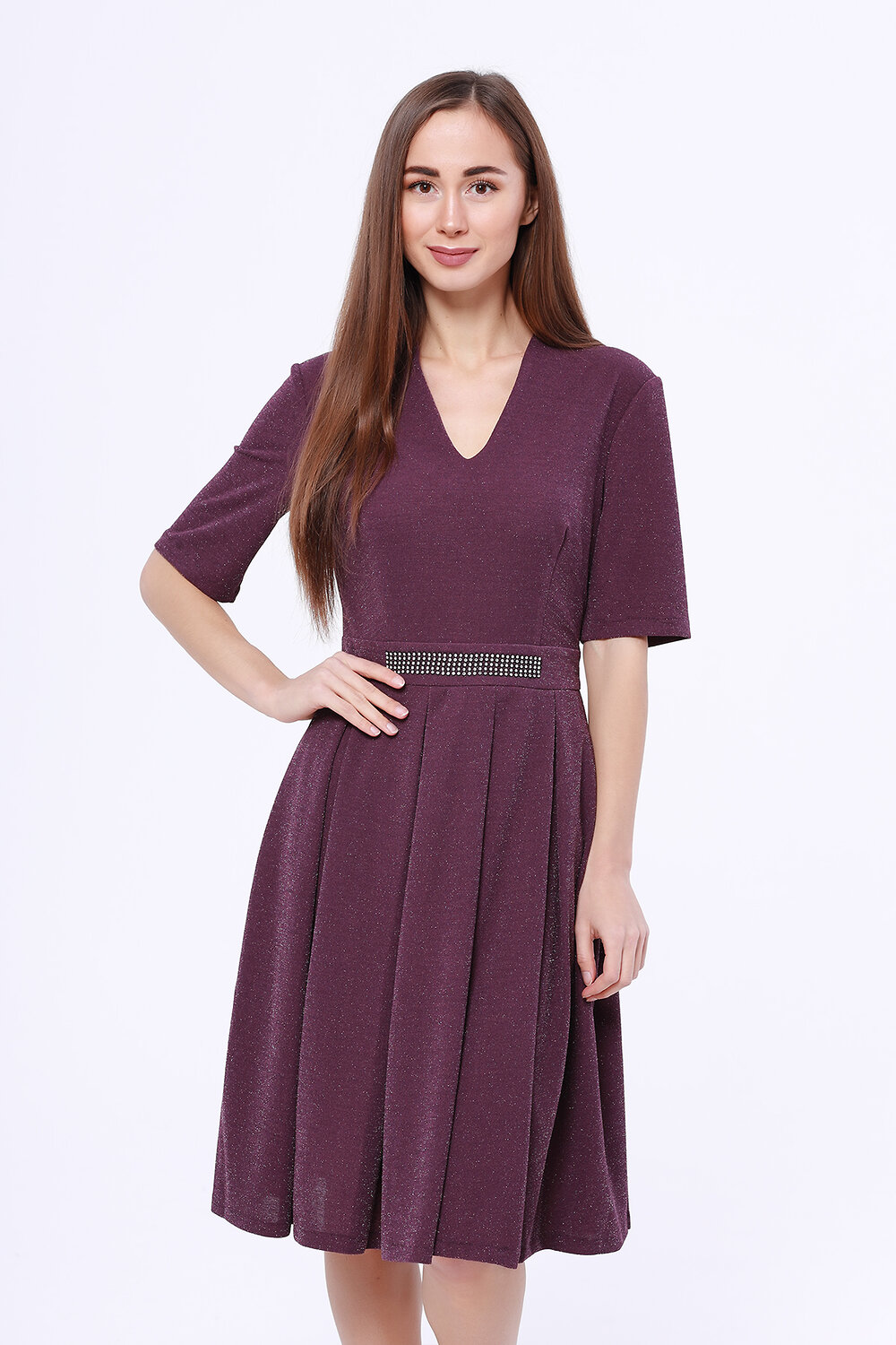 ст. цена1590руб.! VISERDI Платье 2071-брдд 339920Фиолетовый