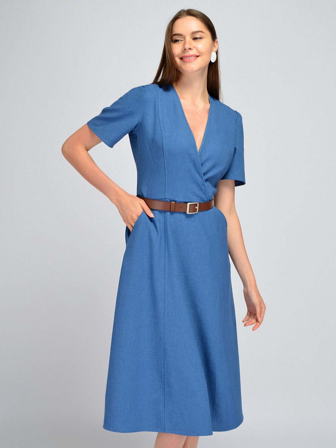 ст. цена2322руб.! VISERDI Платье 10351-джс 4531205джинсовый