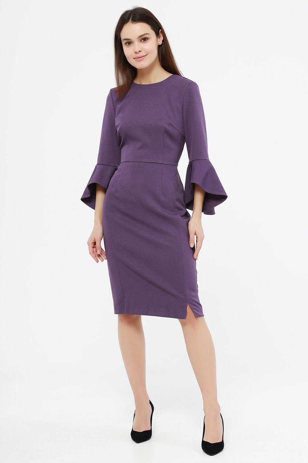 ст. цена1758руб.! VISERDI Платье 10177-флт 410980фиолетовый