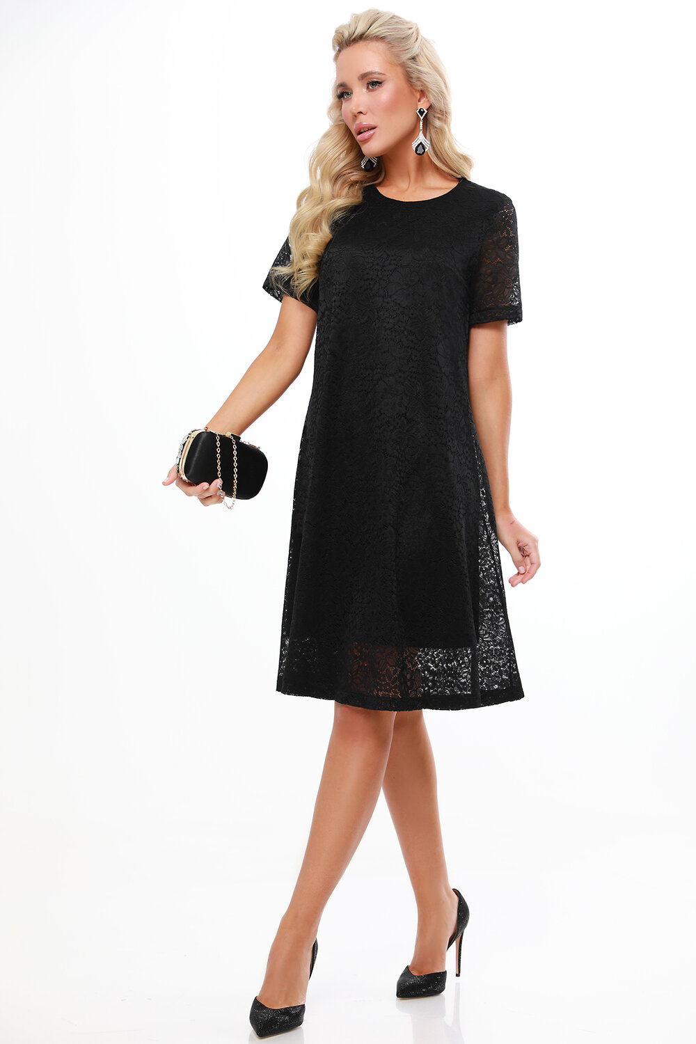 ст. цена2857руб.! DStrend Платье П-4146-0058-05Чёрный