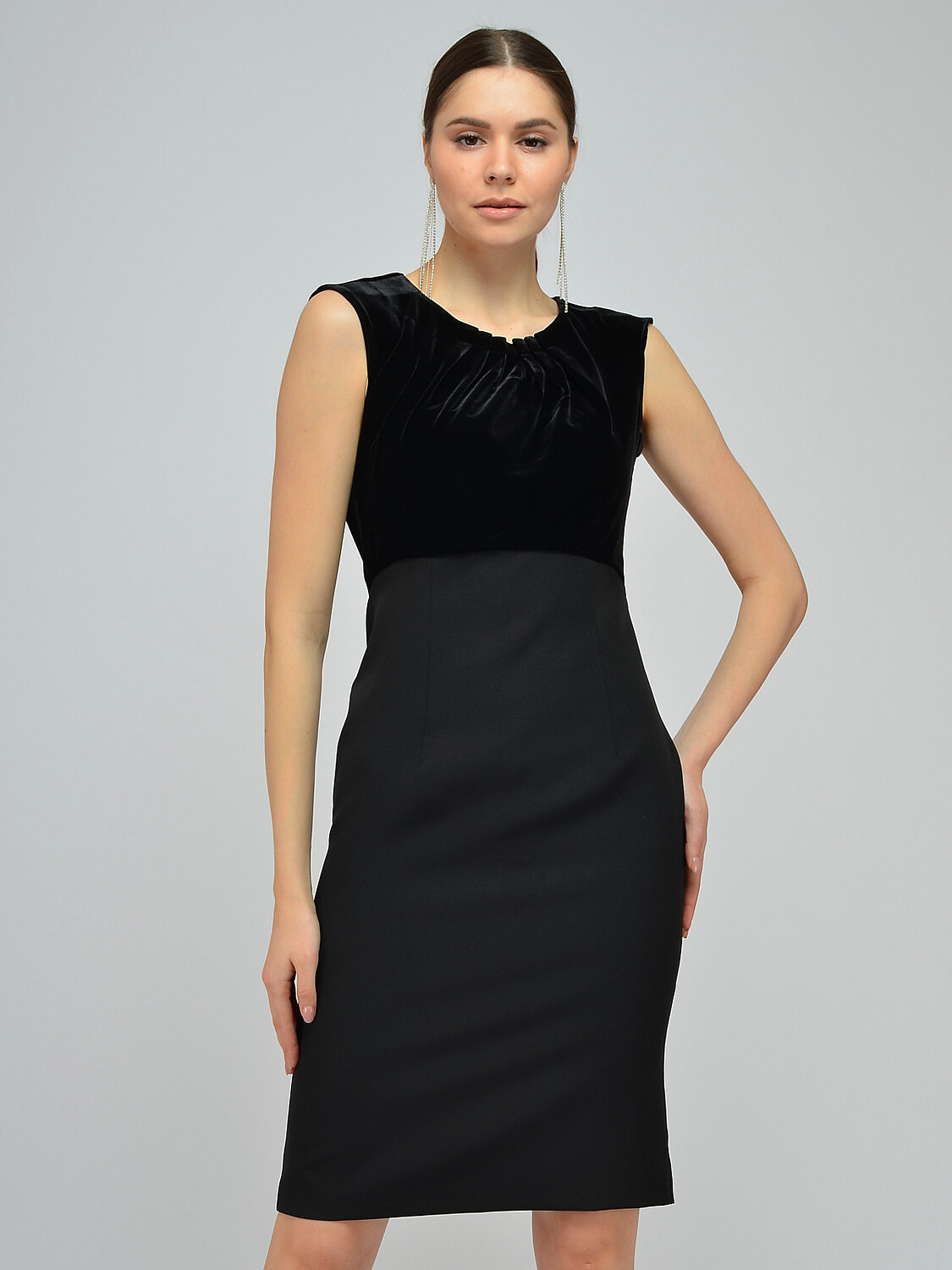 ст. цена1176руб.! VISERDI Платье 10069-чбр 319700черный