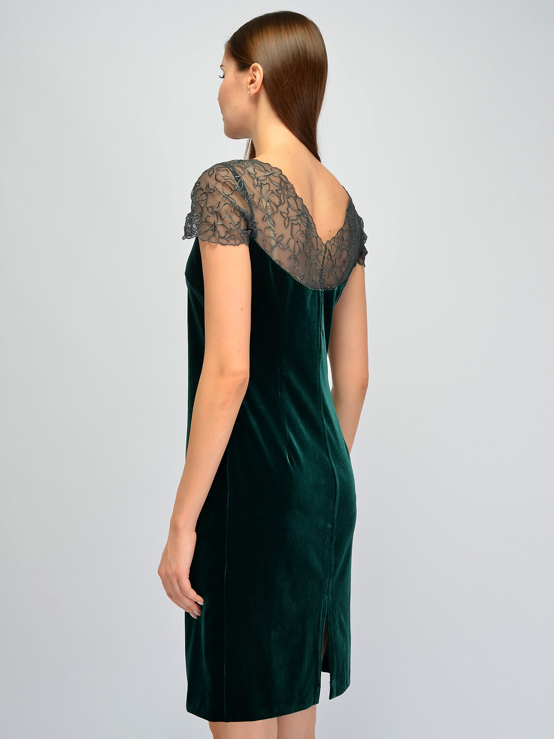 ст. цена2214руб.! VISERDI Платье 20388-зел 3341135зеленый