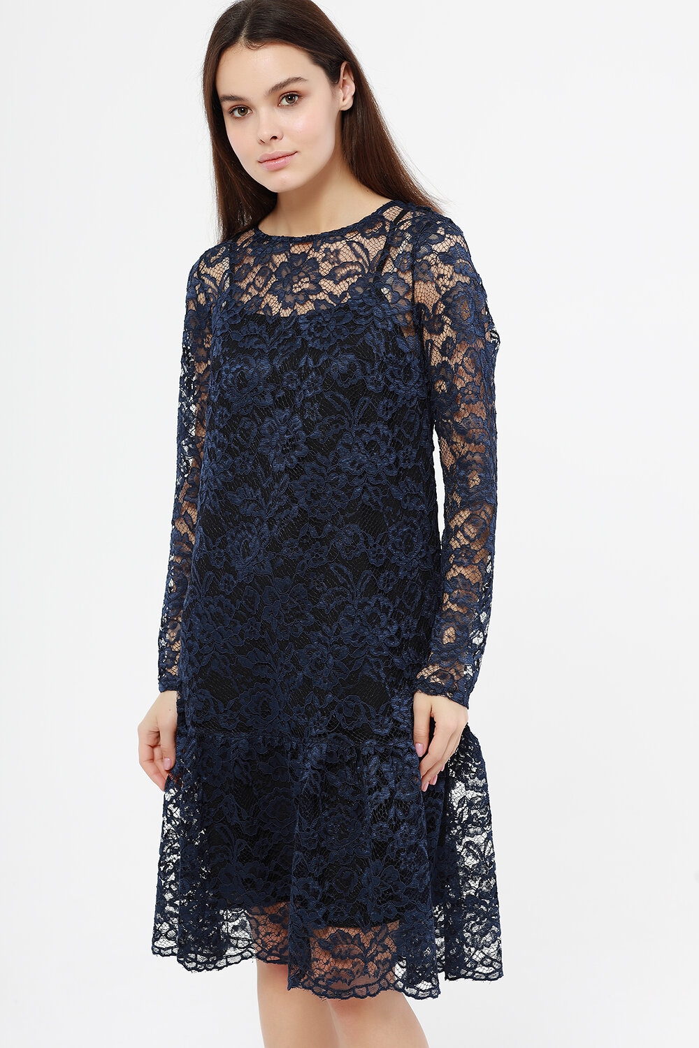 ст. цена2154руб.! VISERDI Платье 10183-син 4101100синий