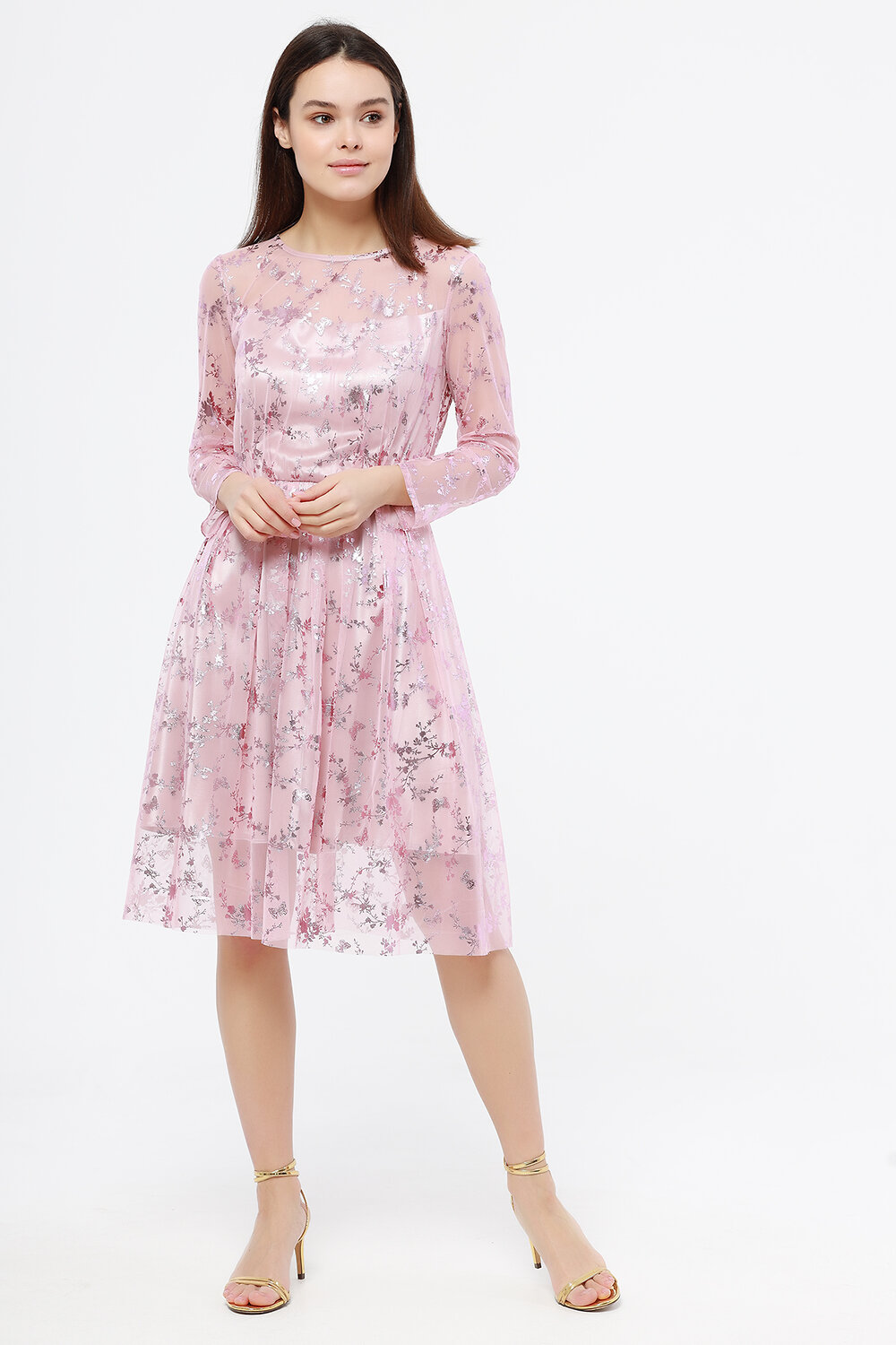 ст. цена1428руб.! VISERDI Платье 1906-роз 410900розовый