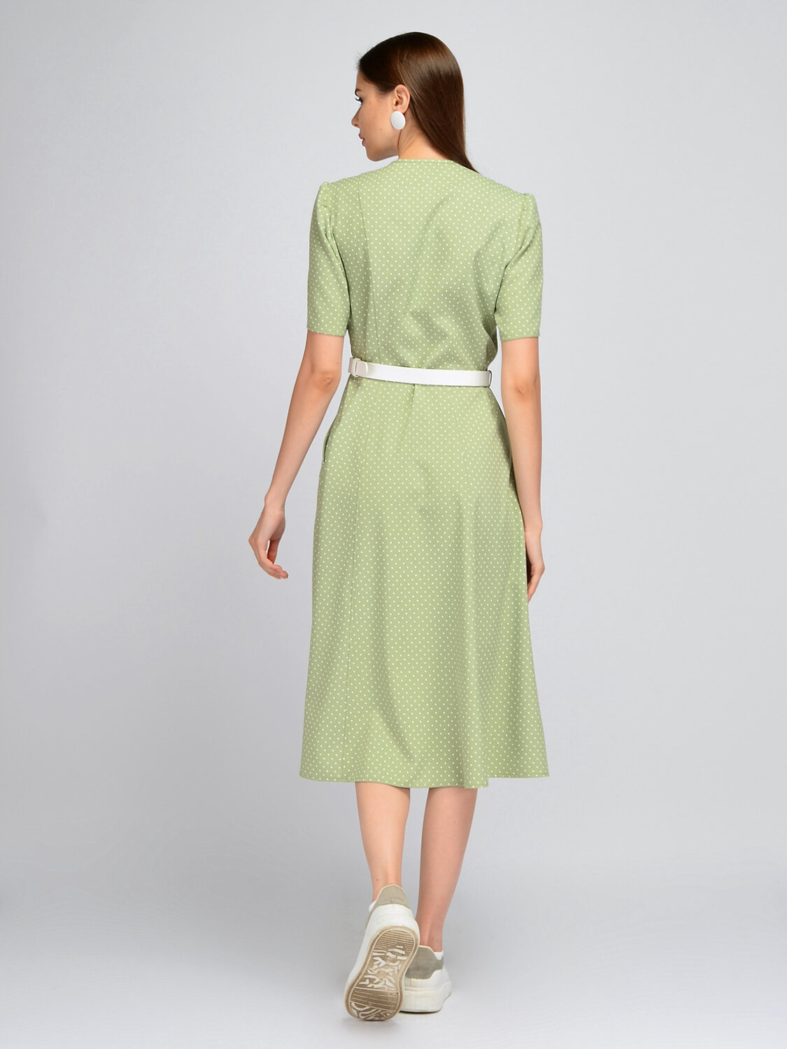 ст. цена2322руб.! VISERDI Платье 10351-олг 4531205оливковый