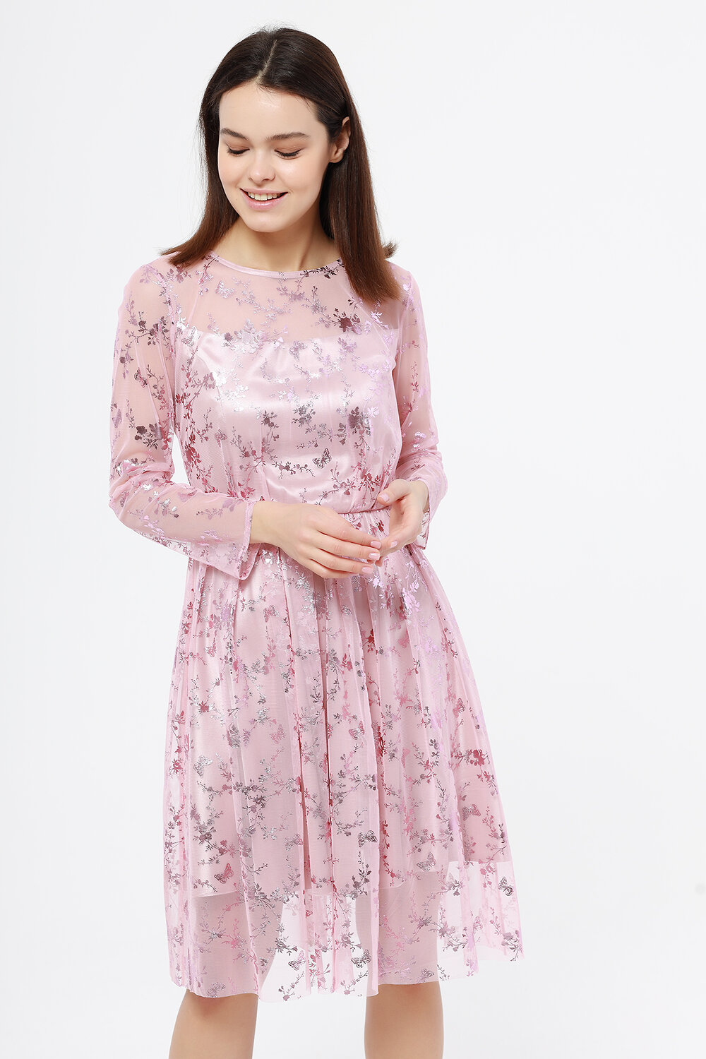 ст. цена1428руб.! VISERDI Платье 1906-роз 410900розовый