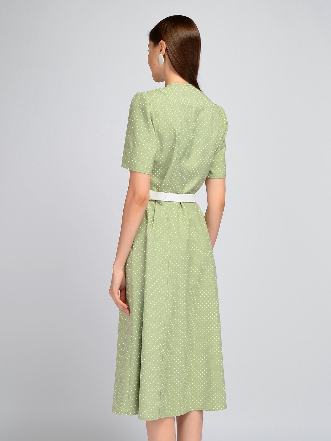 ст. цена2322руб.! VISERDI Платье 10351-олг 4531205оливковый