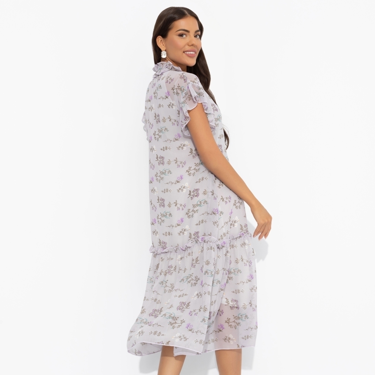 Ст.цена 1990р. Платье на подкладе, Невидимый магнетизм (gray)