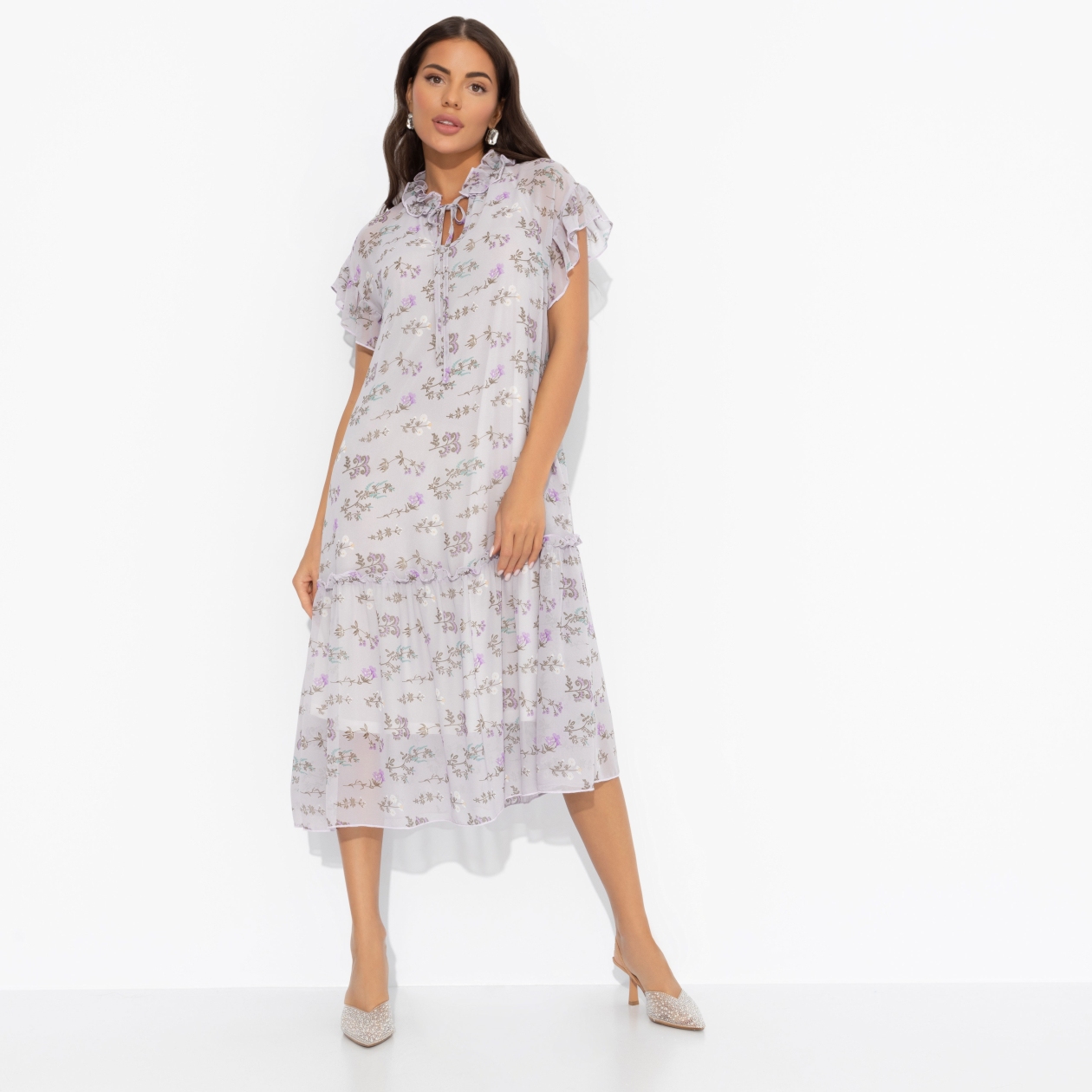 Ст.цена 1990р. Платье на подкладе, Невидимый магнетизм (gray)