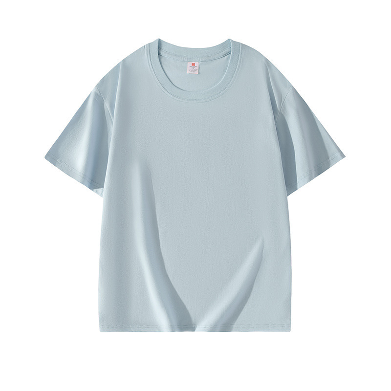 Футболка унисекс из хлопка плотностью 220г, классический крой FI-C2-XW695-220G-03, арктика