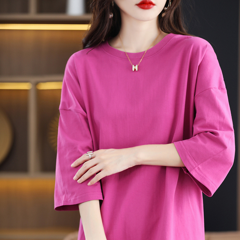 Футболка женская из хлопка плотностью 230г FI-C2-MYI44-11,