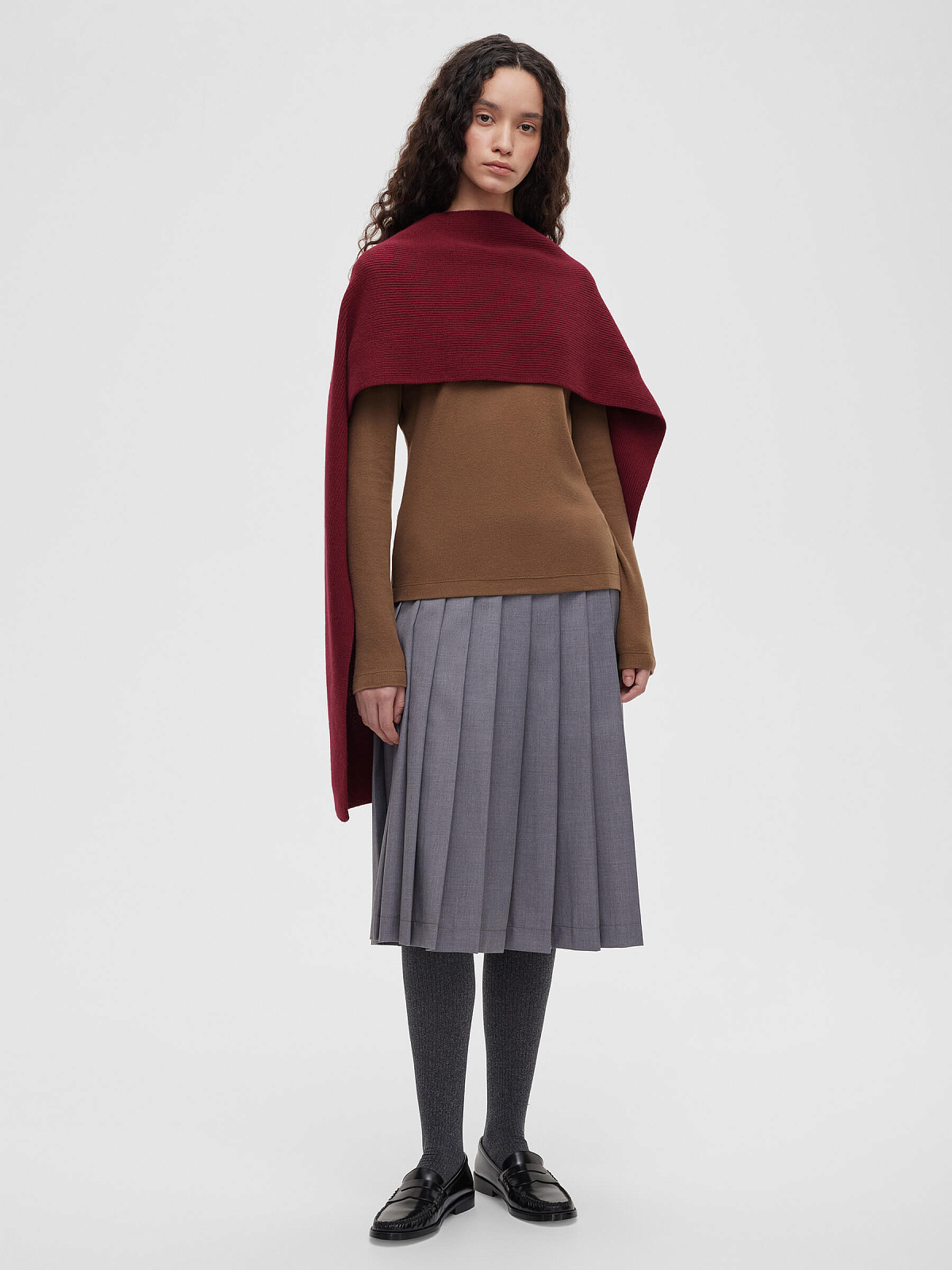 Лонгслив 0148, светло-коричневый