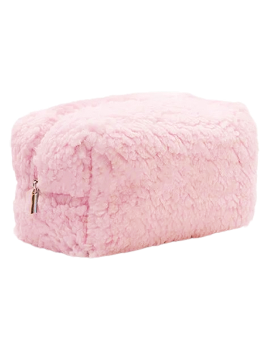 Kristaller Косметичка женская плюшевая «Тедди», розовый