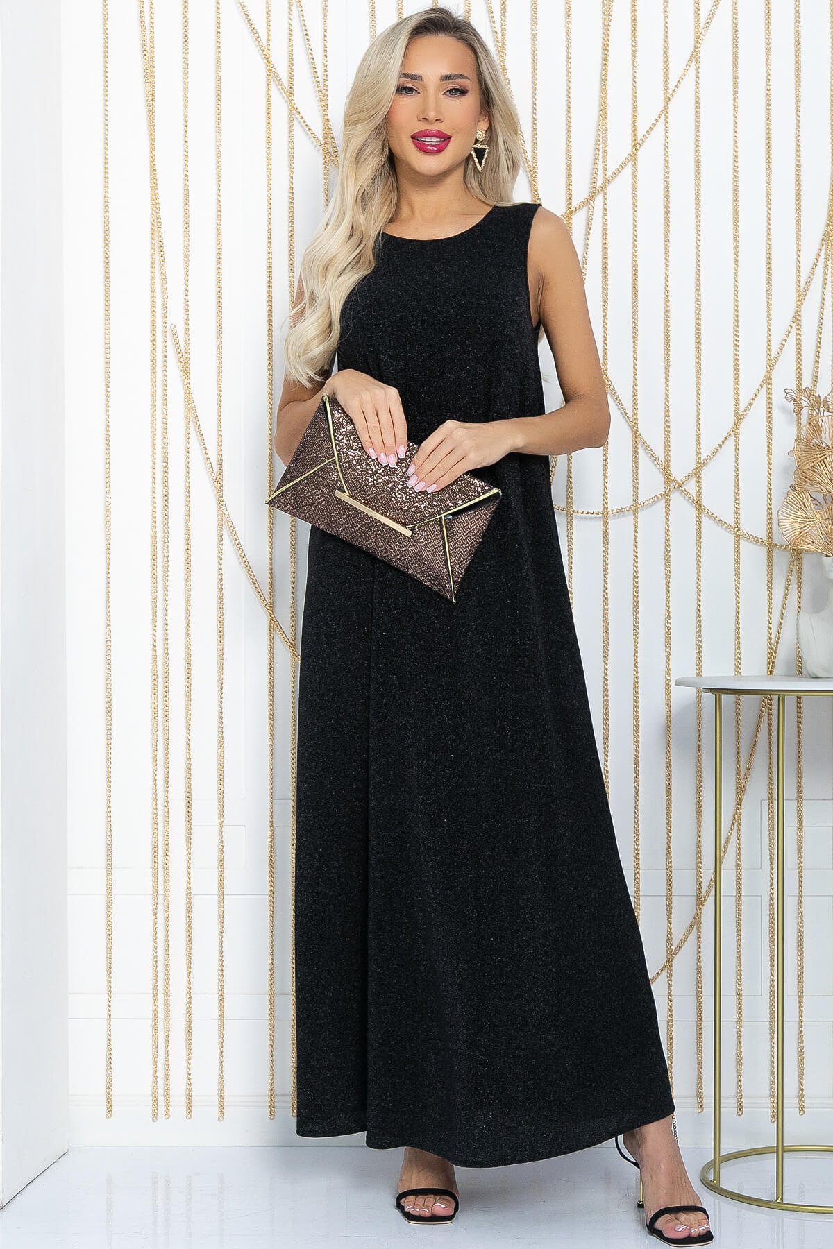 Платье Алхери (черное) П11758