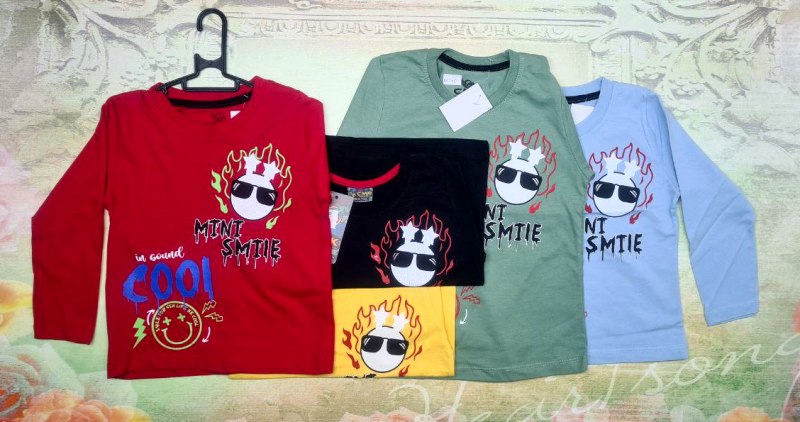 00140 Футболка длинный рукав для мальчика CMK