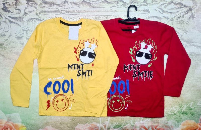 00145 Футболка длинный рукав для мальчика CMK