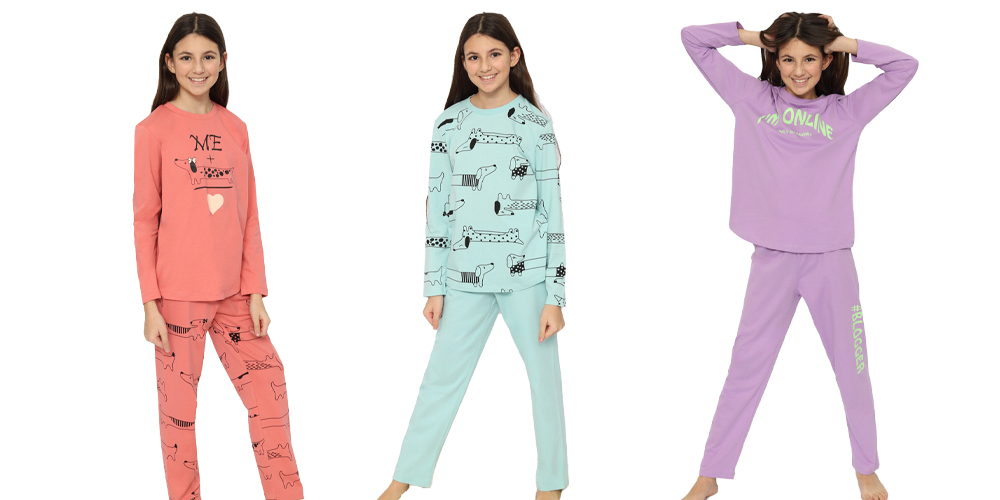 CSJG 50175 Пижама для девочки (джемпер, брюки)