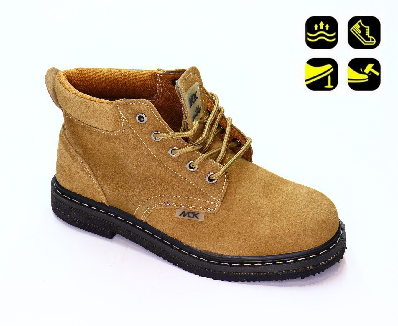 СКИДКА! Цена была 1780р.Рабочая обувь со стальным носком. Нат. Кожа (41-46)р. / шт. A61-5